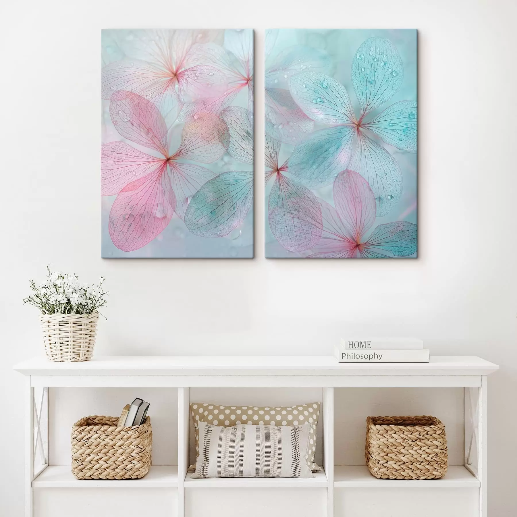 Tableau fleurs sous l'eau m01282