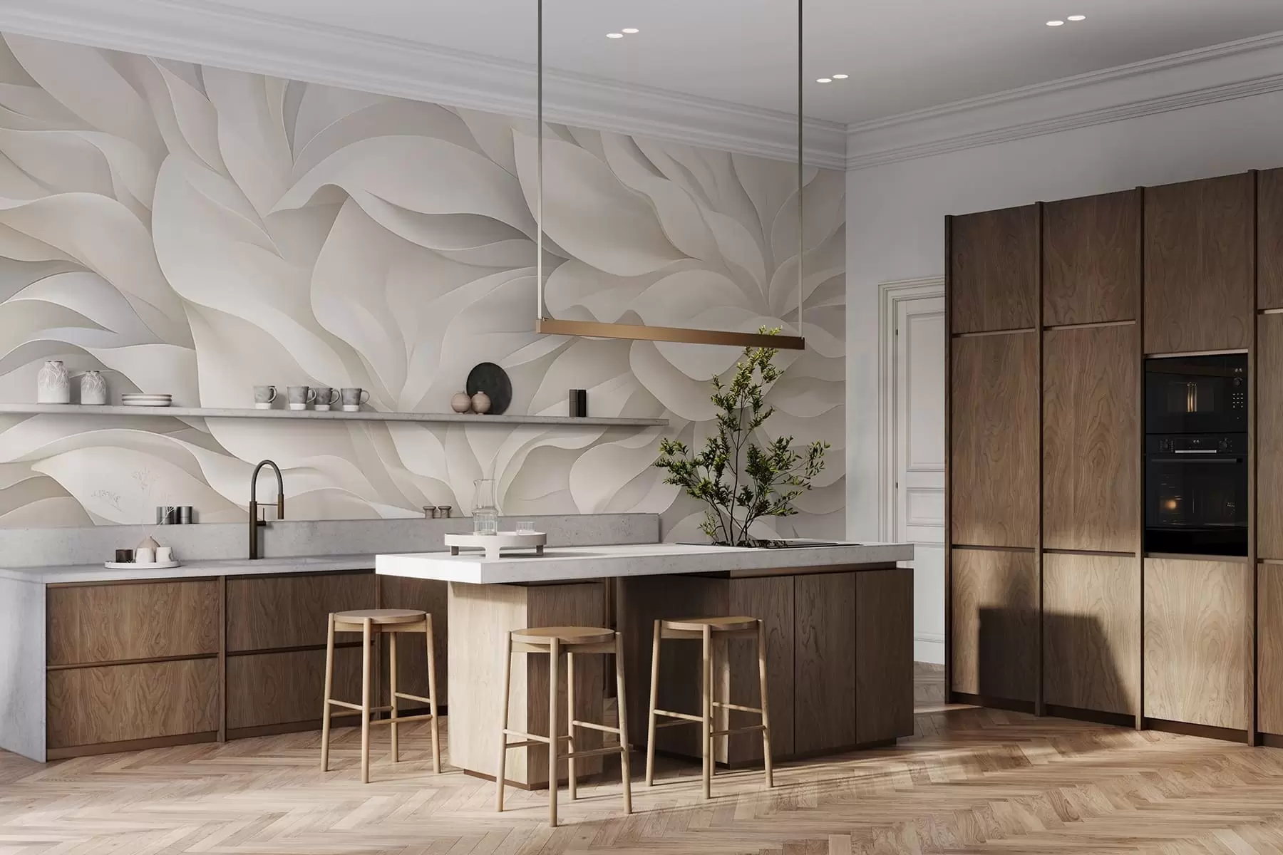 Papier peint Pétales élégants w05168