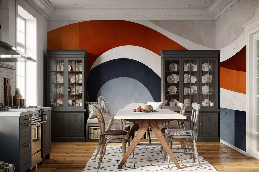 Papier peint Espace géométrique w05169