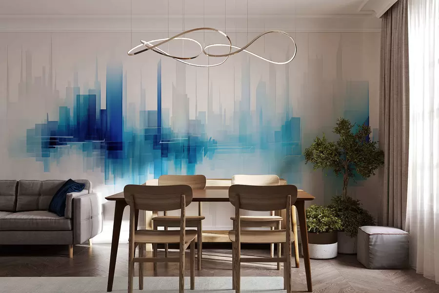 Papier peint Souffle aquarelle w05172