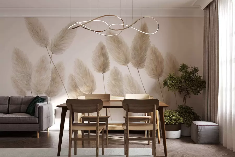 Papier peint Épillets de champ w05175