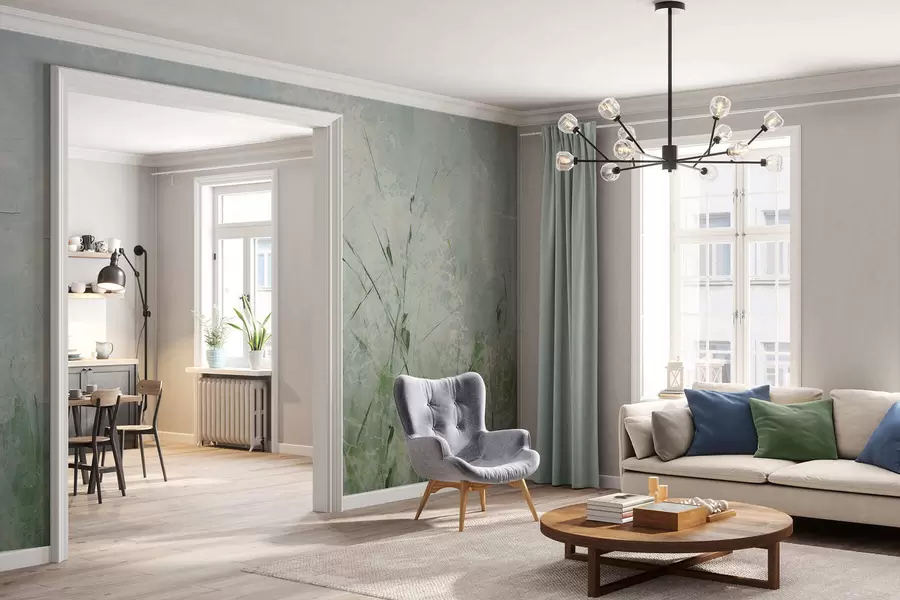 Papier peint Légèreté de l'herbe w05176