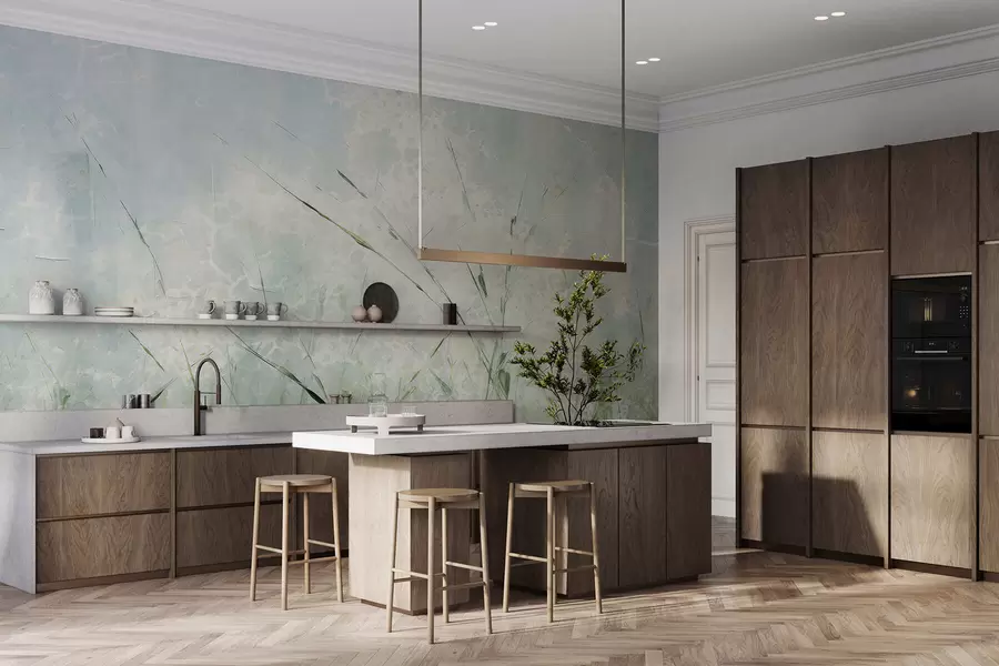 Papier peint Légèreté de l'herbe w05176