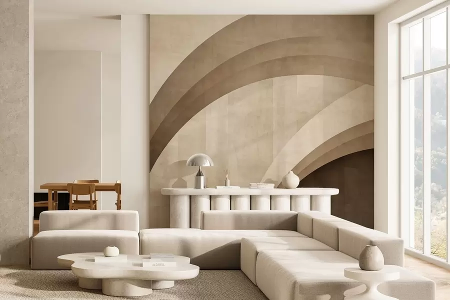 Papier peint Arches abstraites w05182