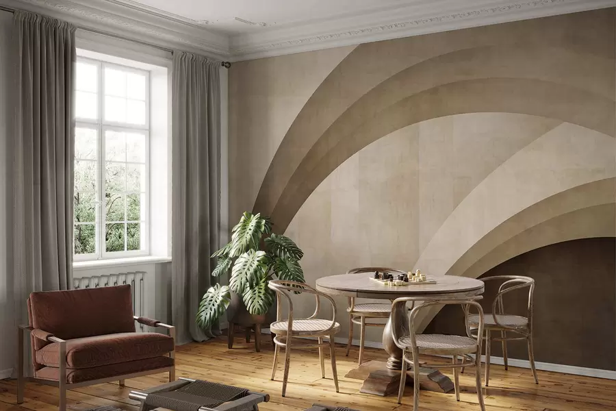 Papier peint Arches abstraites w05182