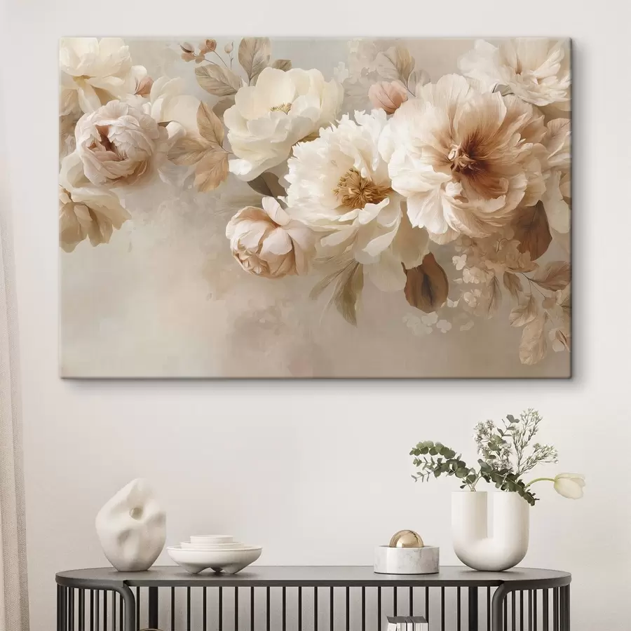 Tableau Grandes fleurs de pivoine s47702