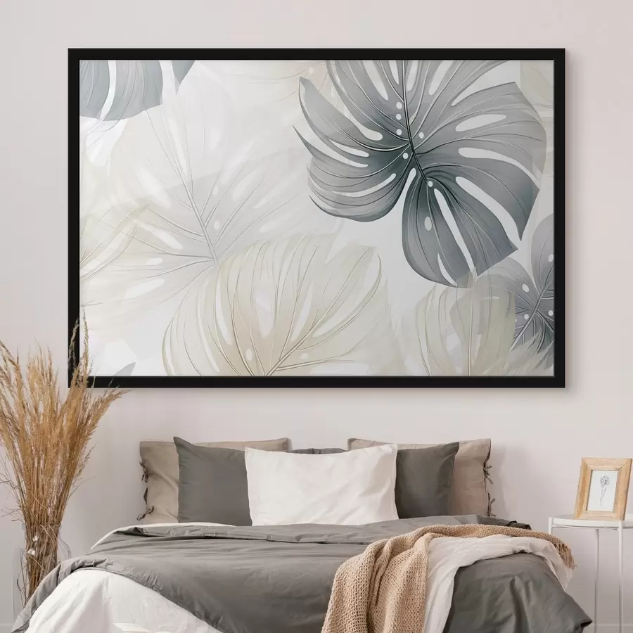 Papier peint Feuilles tropicales f47698