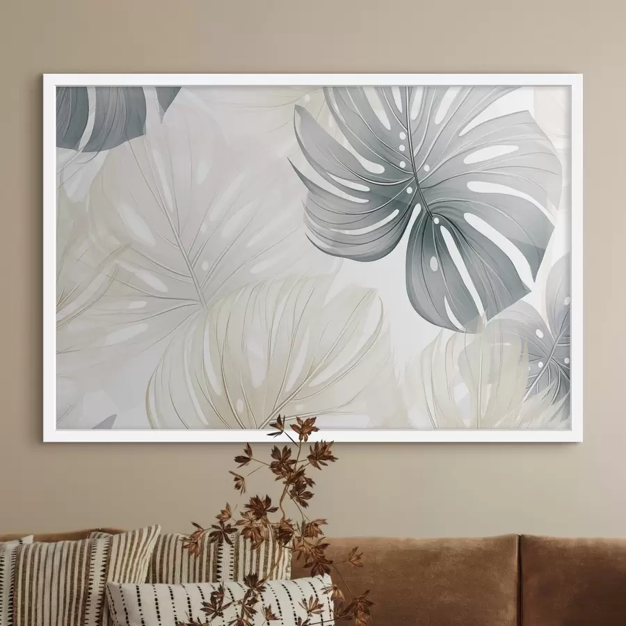 Papier peint Feuilles tropicales f47698
