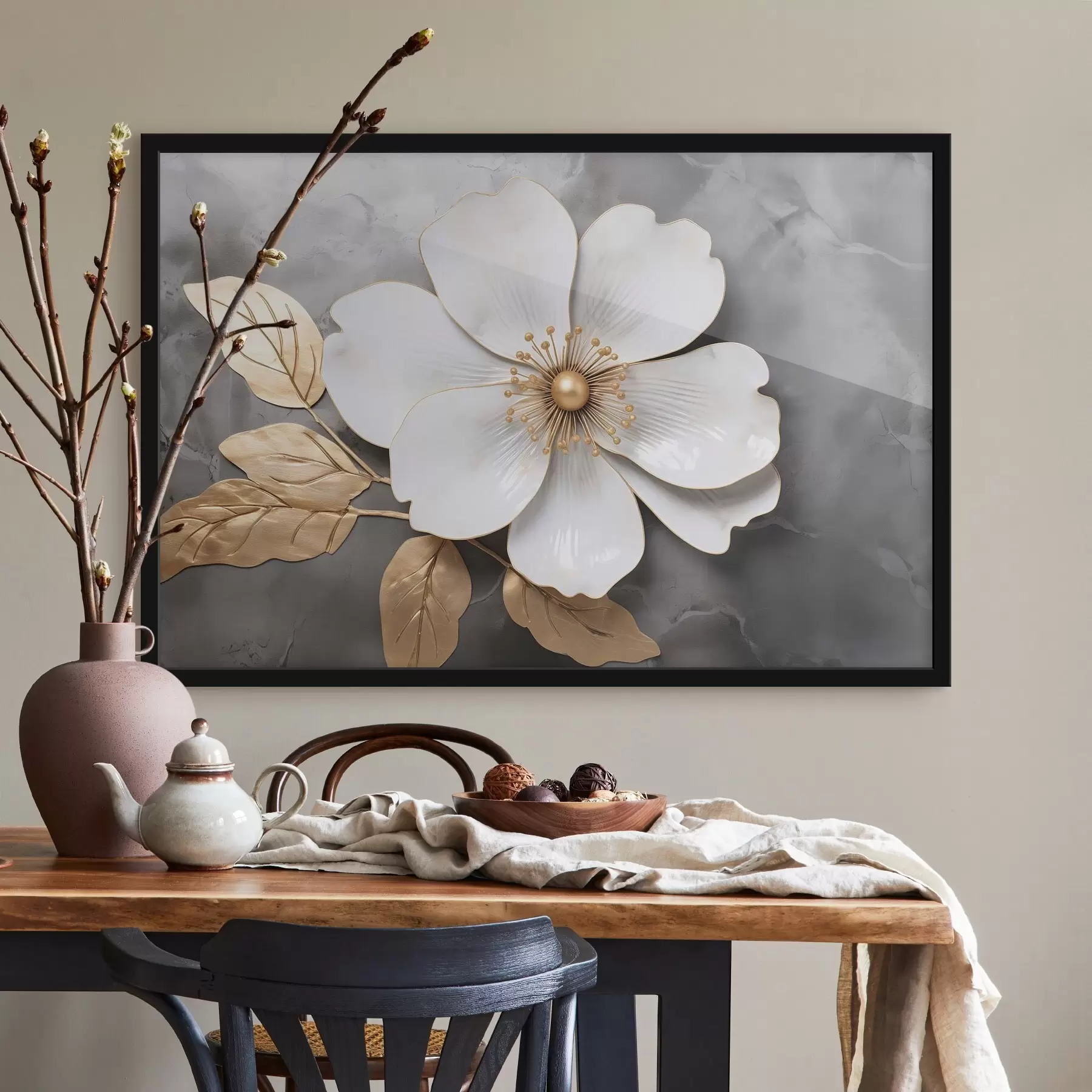 Papier peint Grande fleur f47699