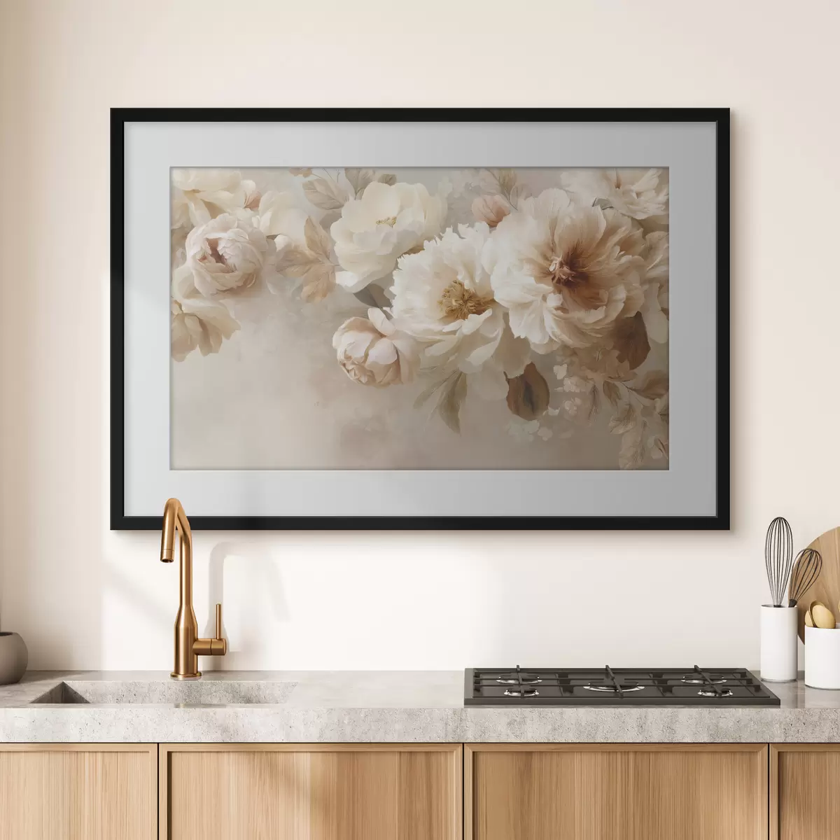 Poster Grandes fleurs de pivoine f47702