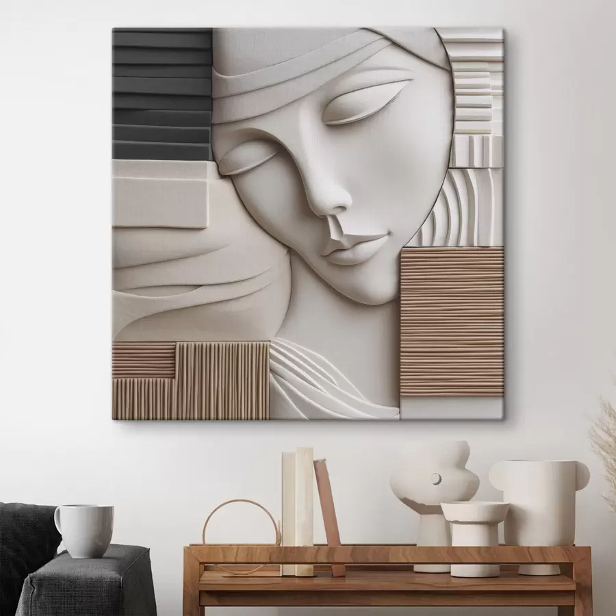 Tableau Portrait abstrait s47709