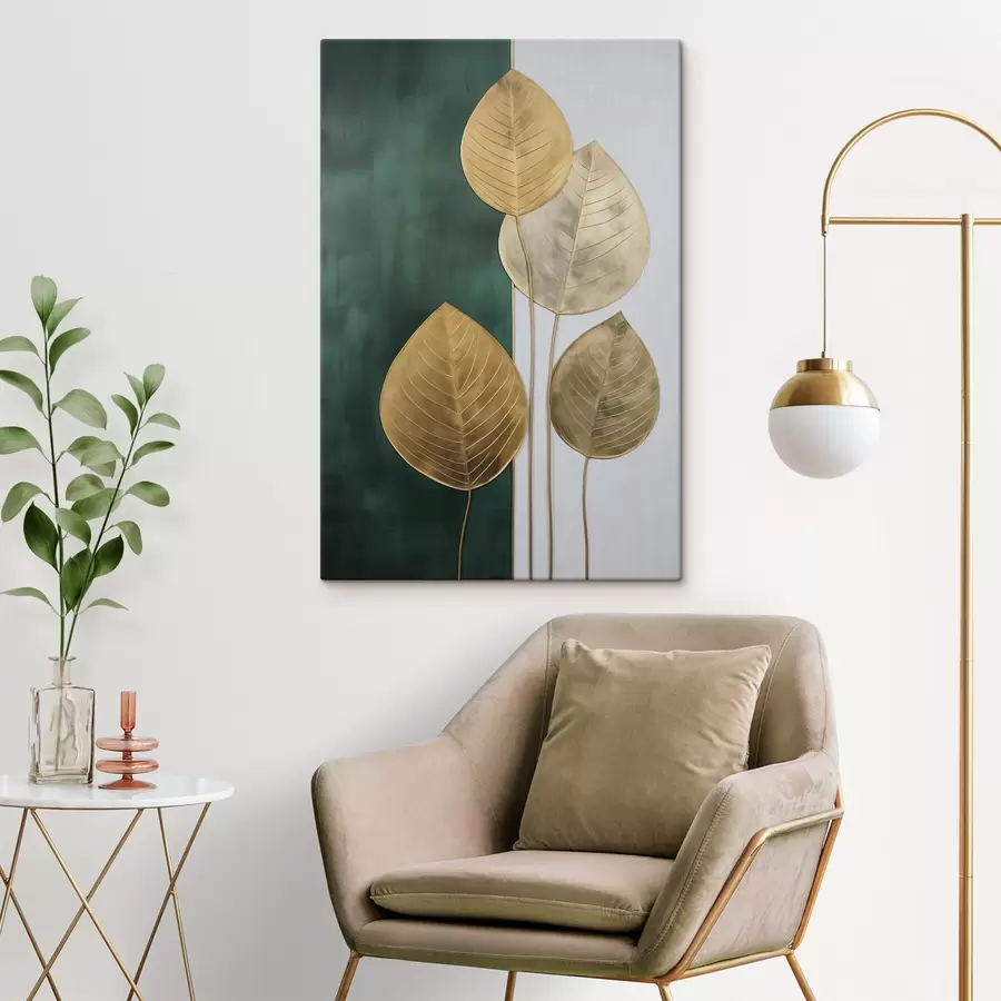 Tableau Feuilles abstraites s47718