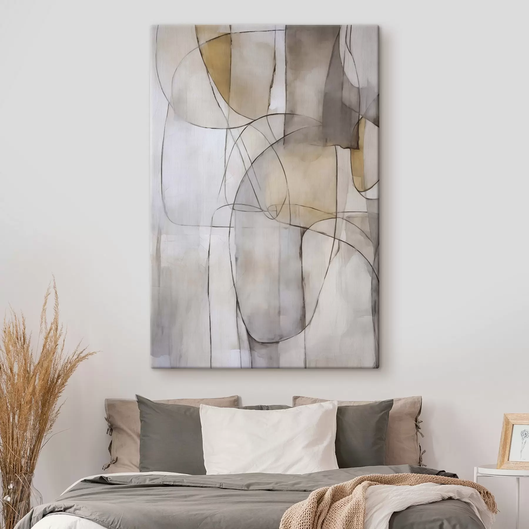 Tableau Abstraction imitation de la peinture s47720