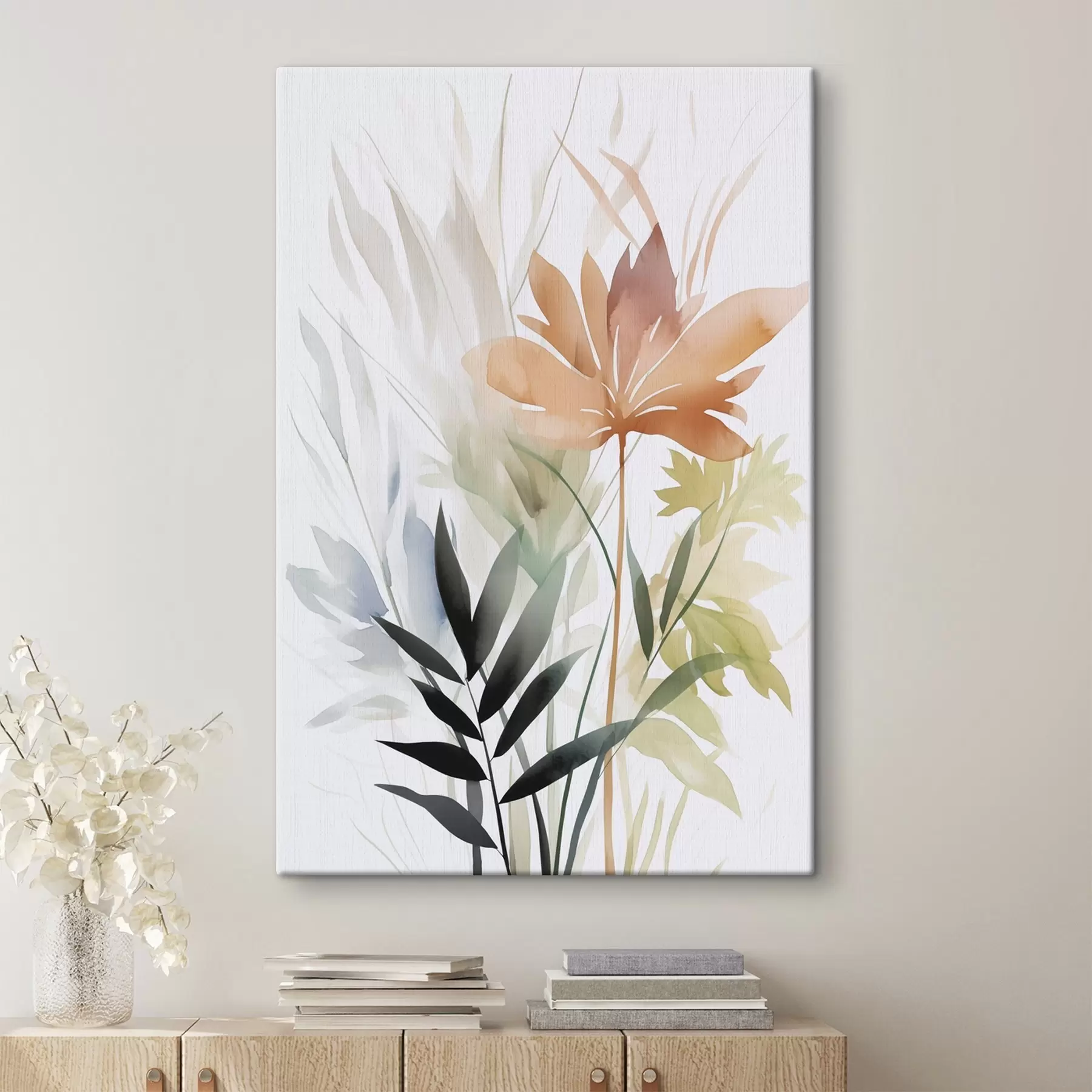 Tableau Plantes imitation aquarelle s47726