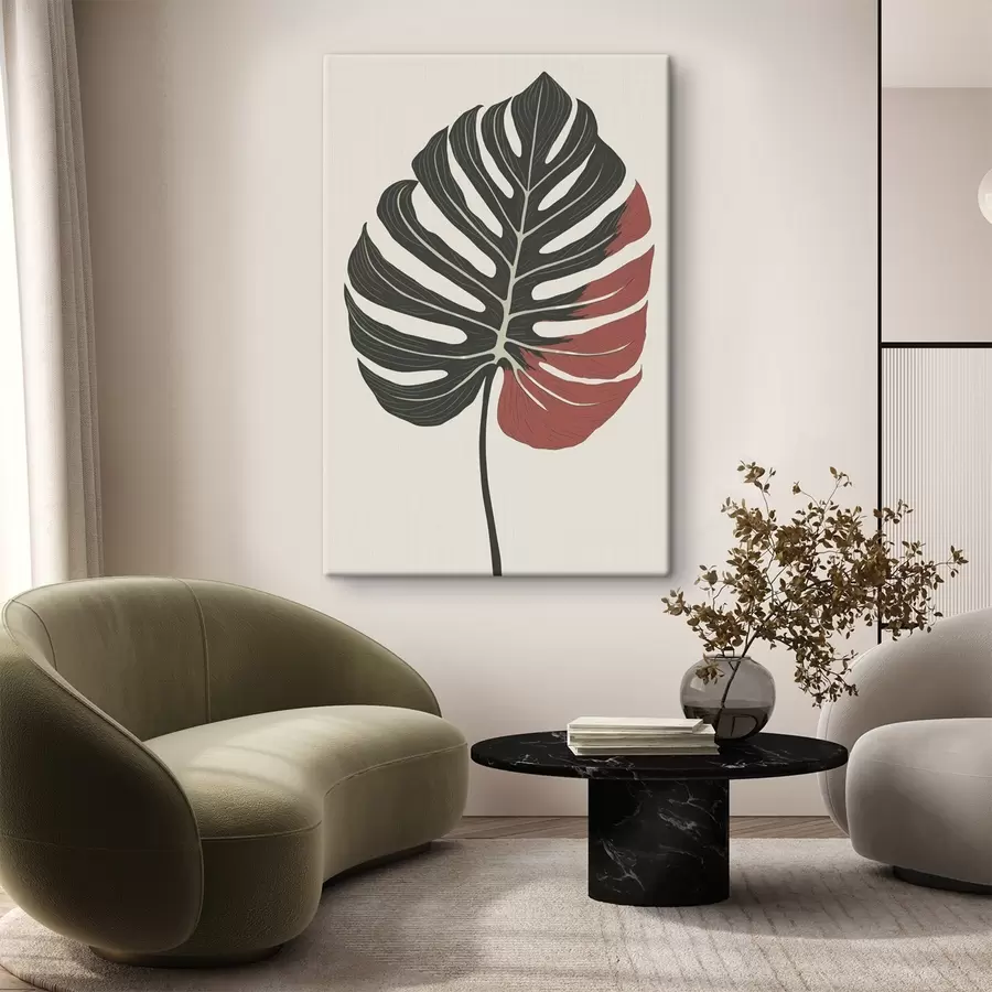 Tableau Feuille tropicale s47727