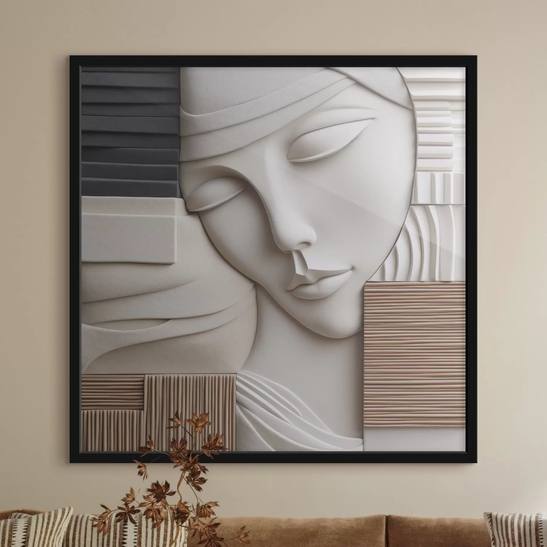 Papier peint Visage et énigme f47709