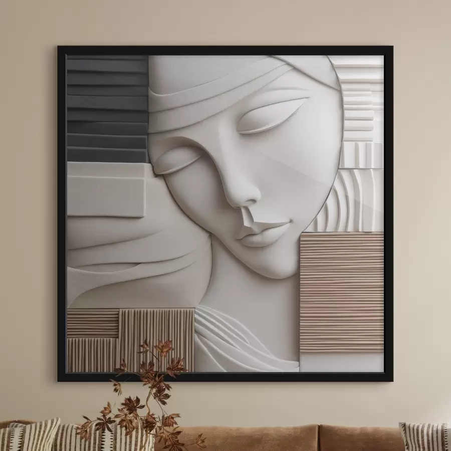 Papier peint Visage et énigme f47709
