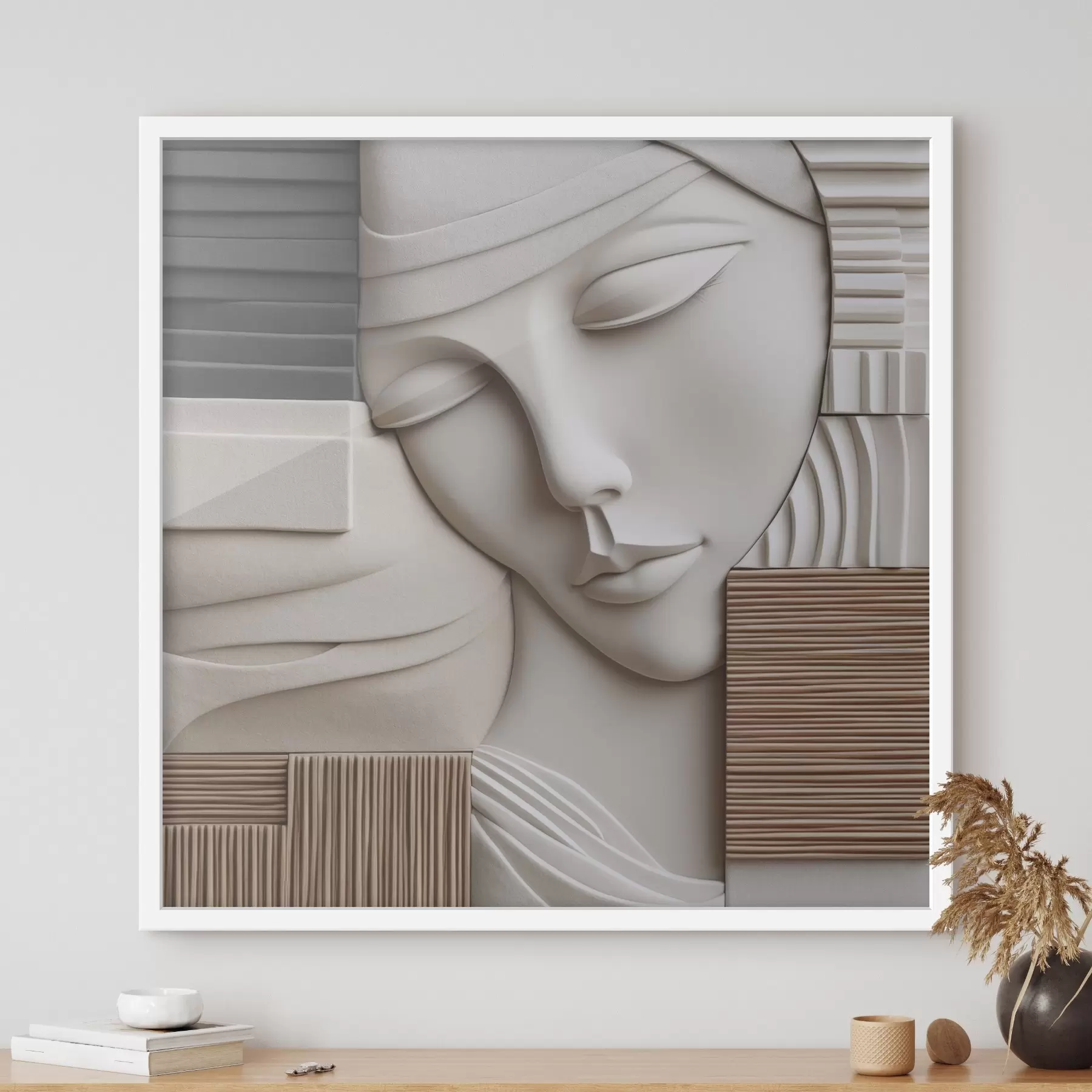 Papier peint Portrait abstrait f47709