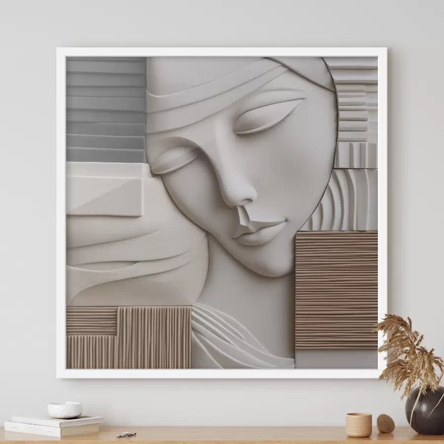 Papier peint Portrait abstrait f47709