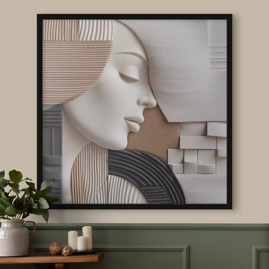 Papier peint Portrait abstrait f47710