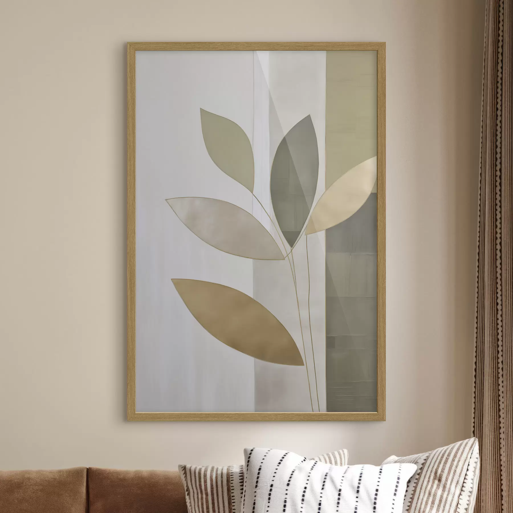 Papier peint Abstraction avec des feuilles f47713