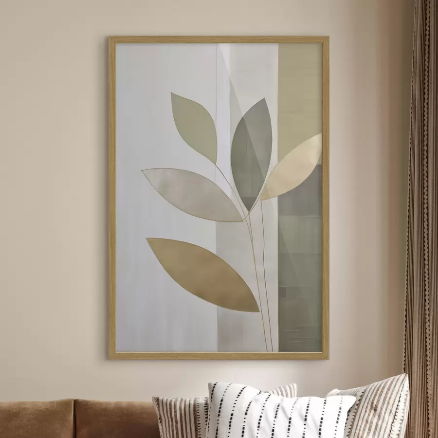 Papier peint Abstraction avec des feuilles f47713