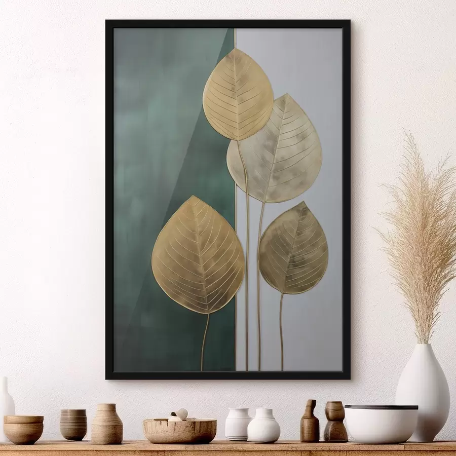 Papier peint Feuilles abstraites f47718