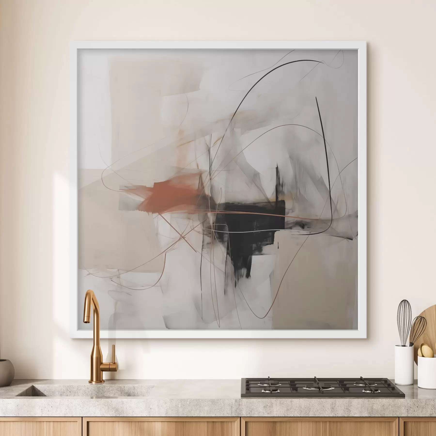 Papier peint Abstraction chaotique f47724