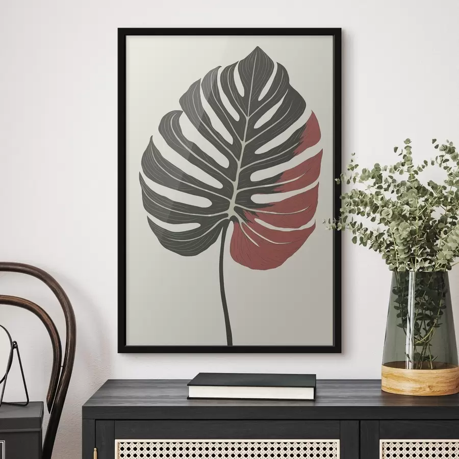 Papier peint Feuille tropicale f47727