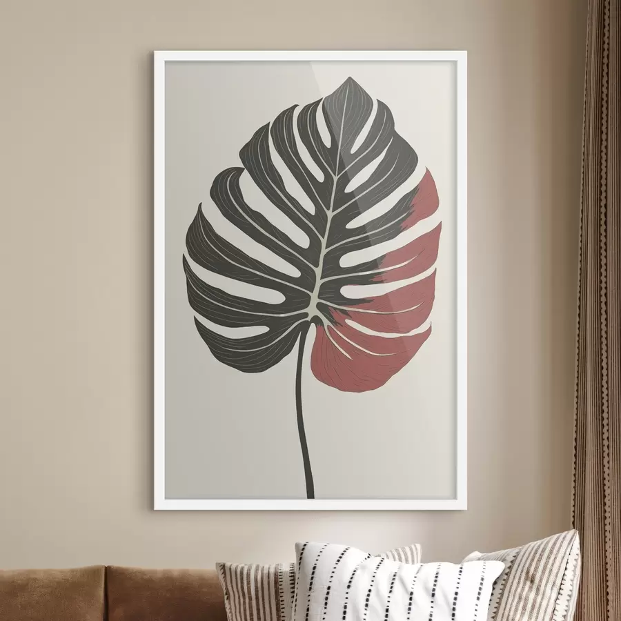 Papier peint Feuille tropicale f47727