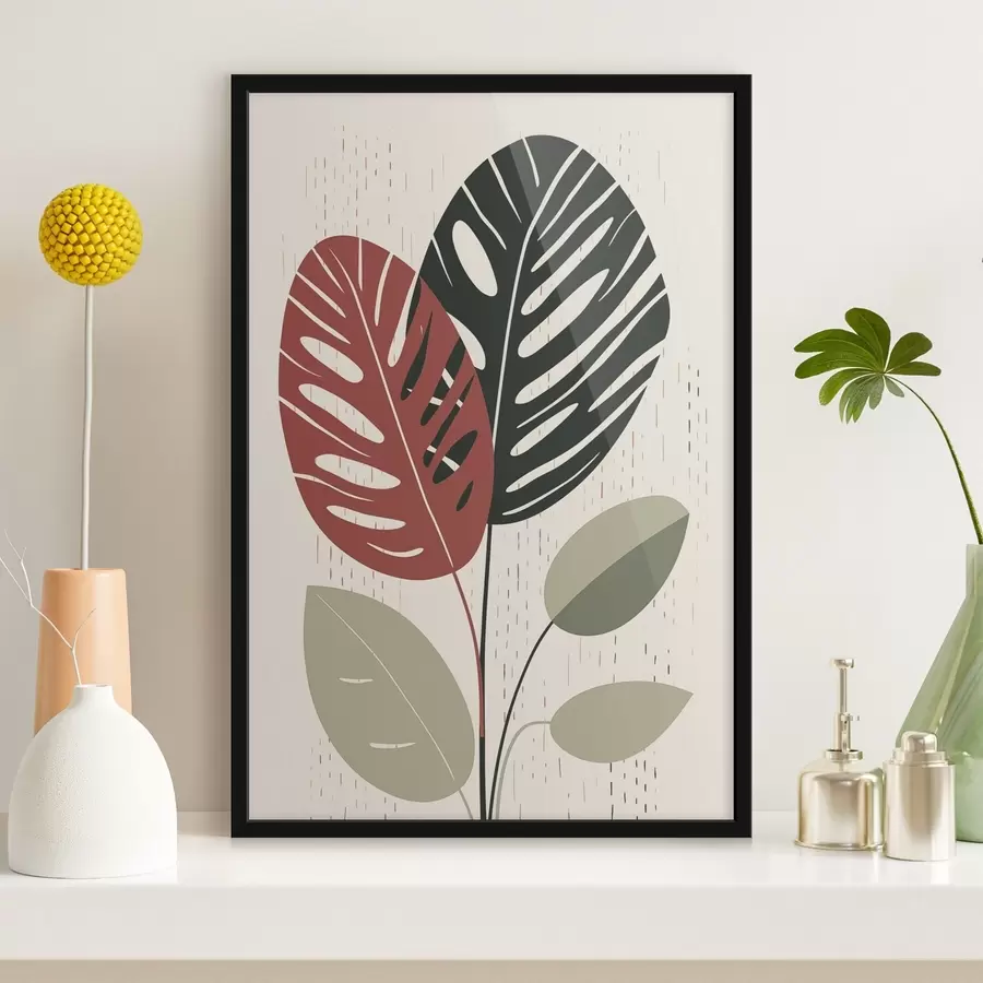 Papier peint Feuilles tropicales f47728