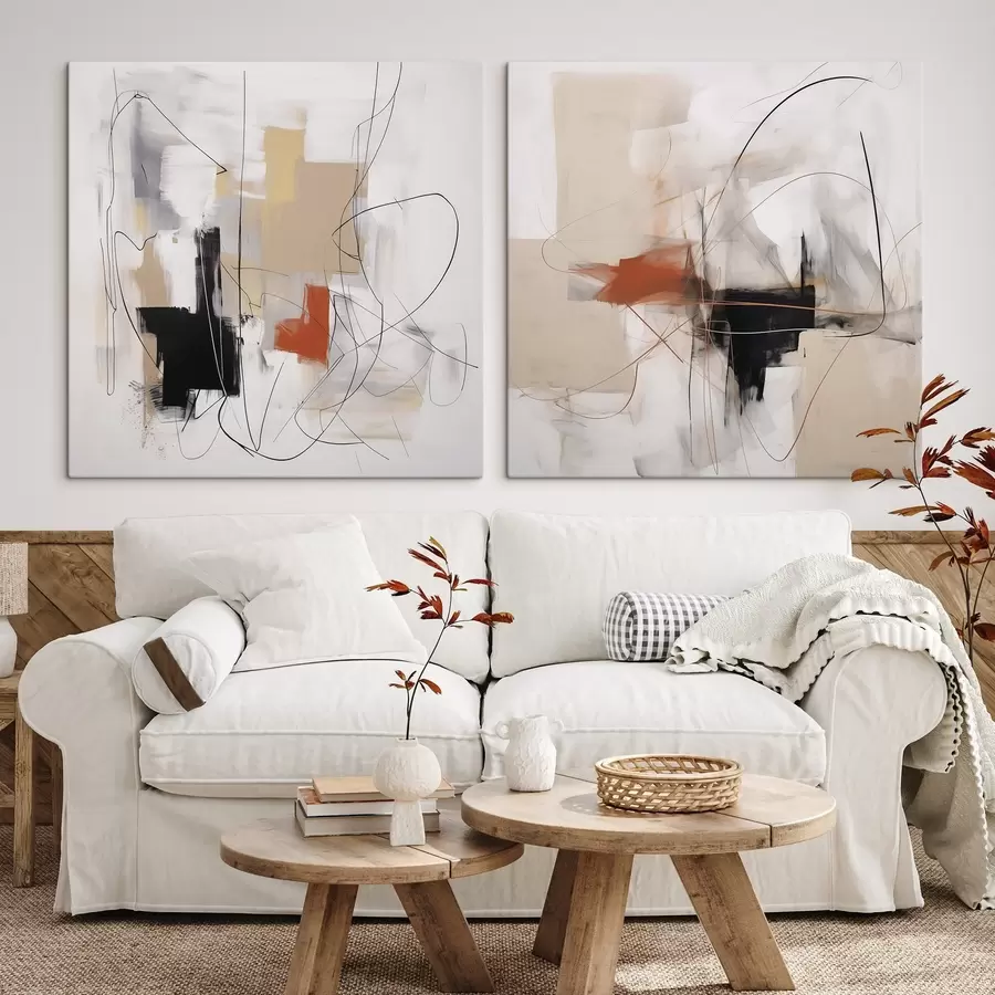 Tableau Abstraction chaotique m01296