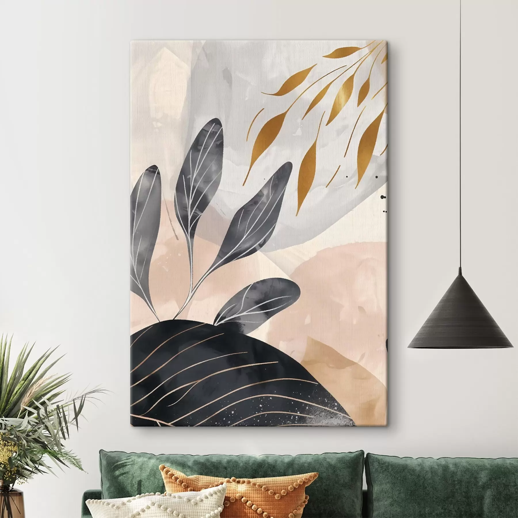 Tableau Abstraction florale s47743