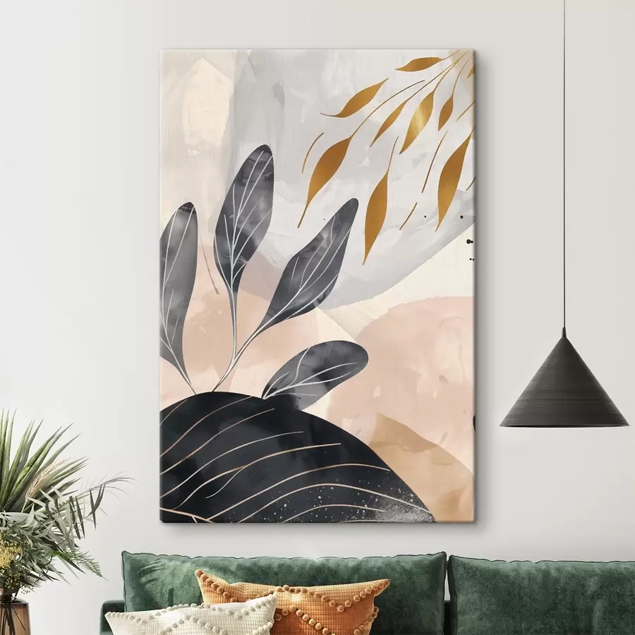 Tableau Abstraction florale s47743