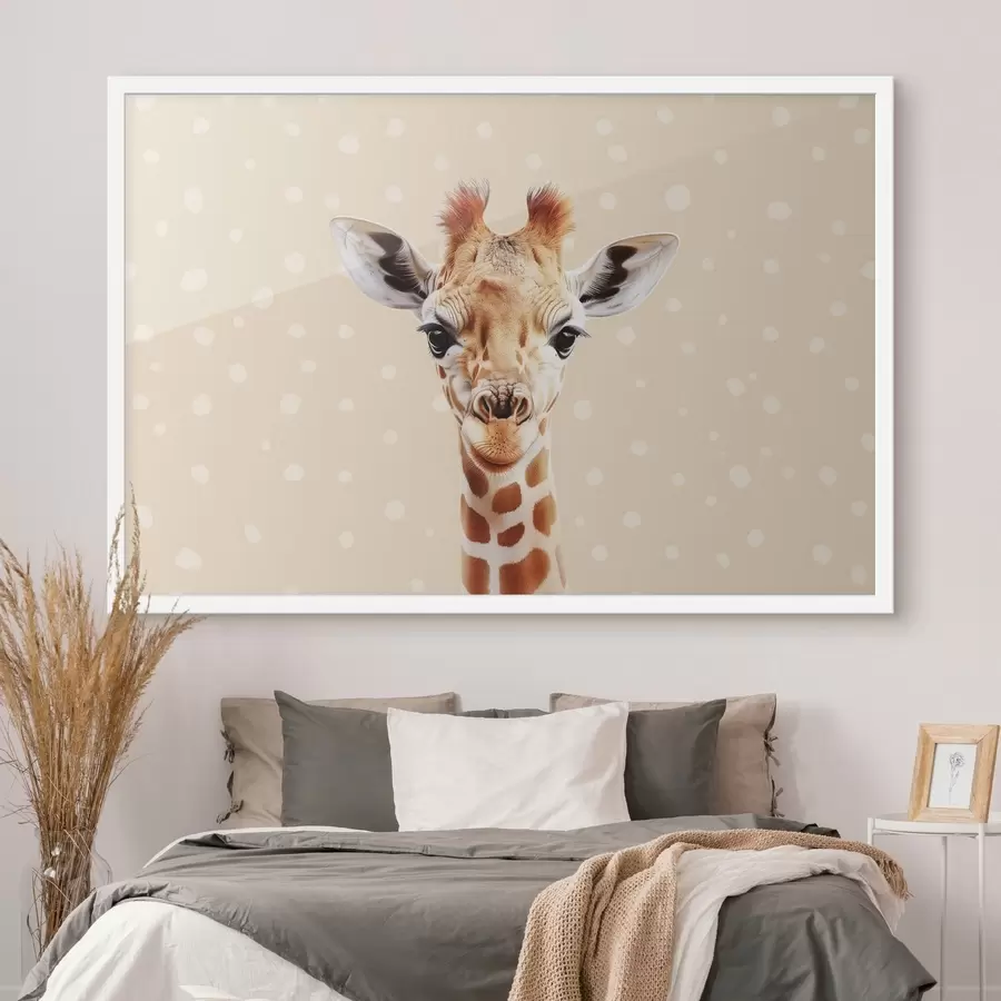 Papier peint Jolie girafe f47739