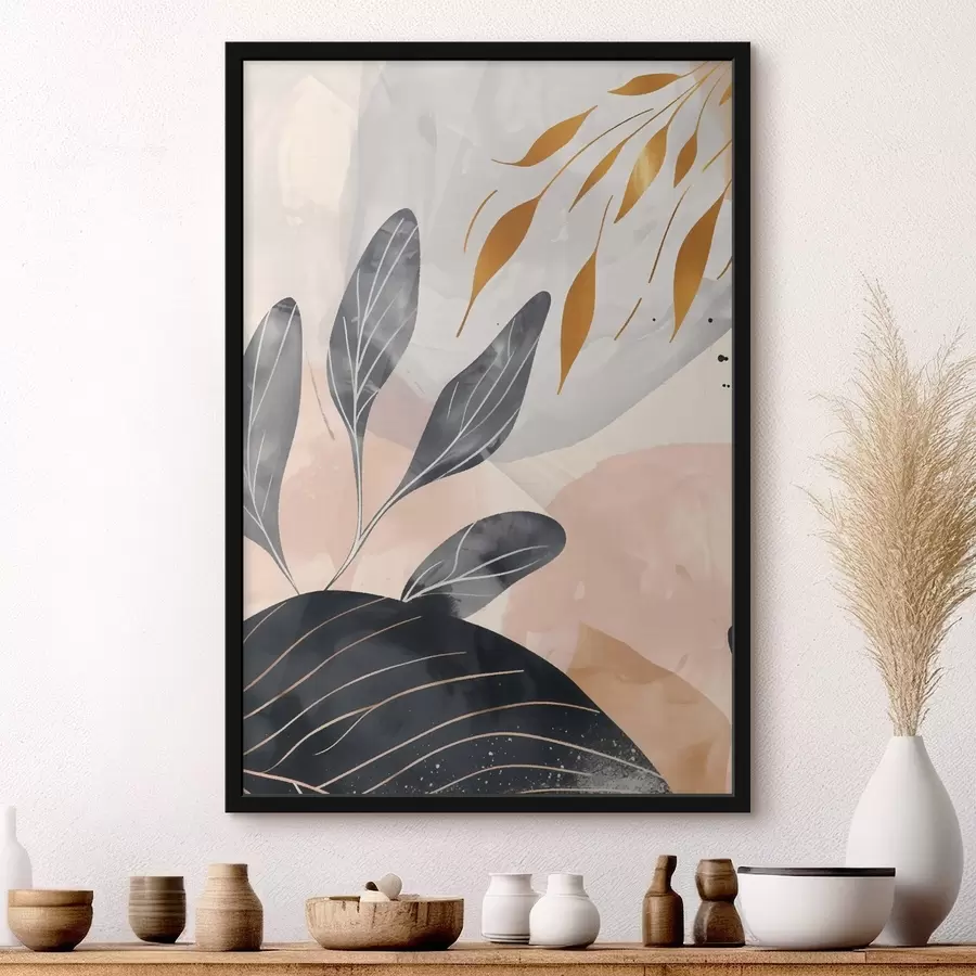 Papier peint Abstraction florale f47743