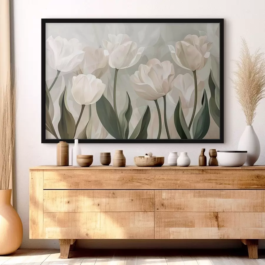 Papier peint Grandes tulipes f47745