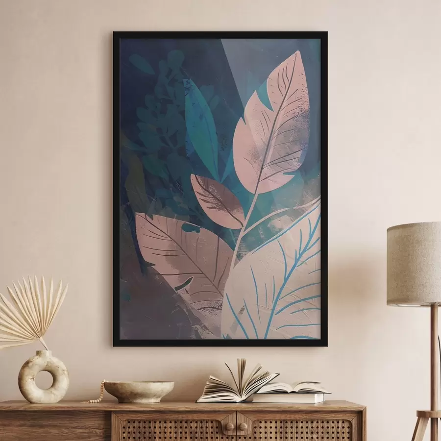 Papier peint Branches et feuilles, abstraction f47749