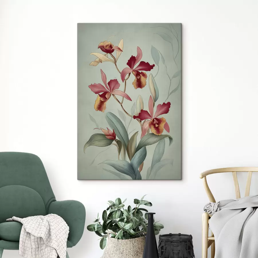 Tableau Fleurs vintage s47732