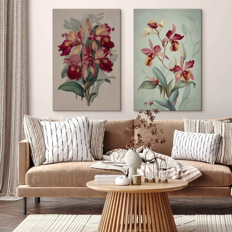 Tableau Fleurs vintage m01303