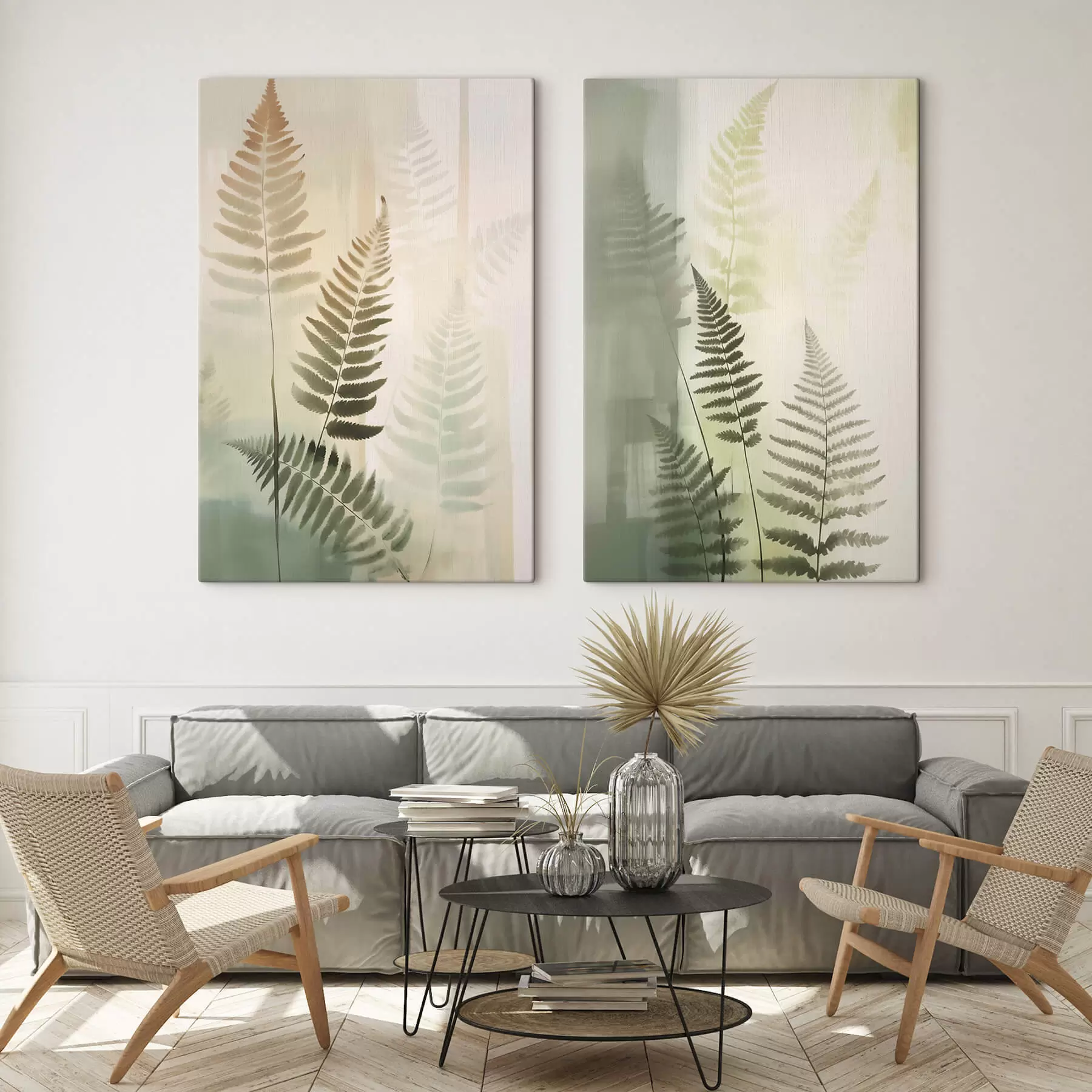 Tableau Feuilles de fougère m01265