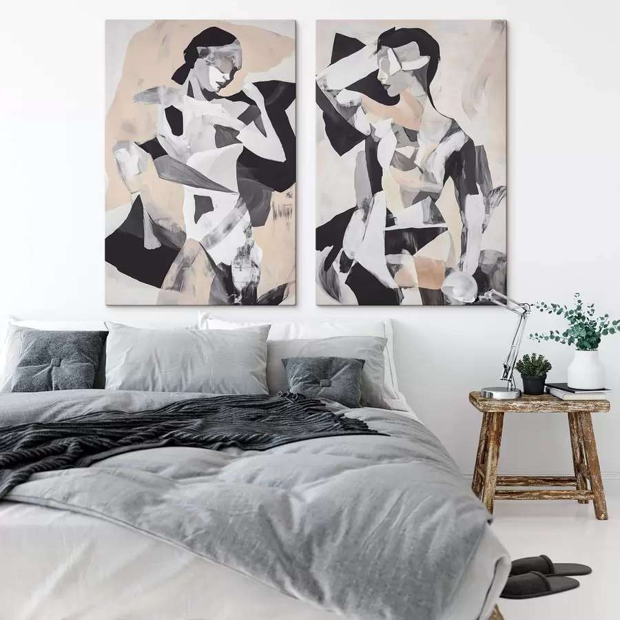 Tableau Silhouette abstraite m01267