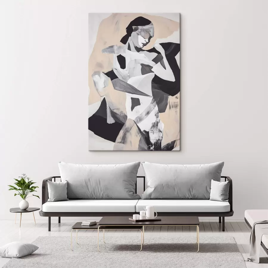 Tableau Silhouette abstraite s47658