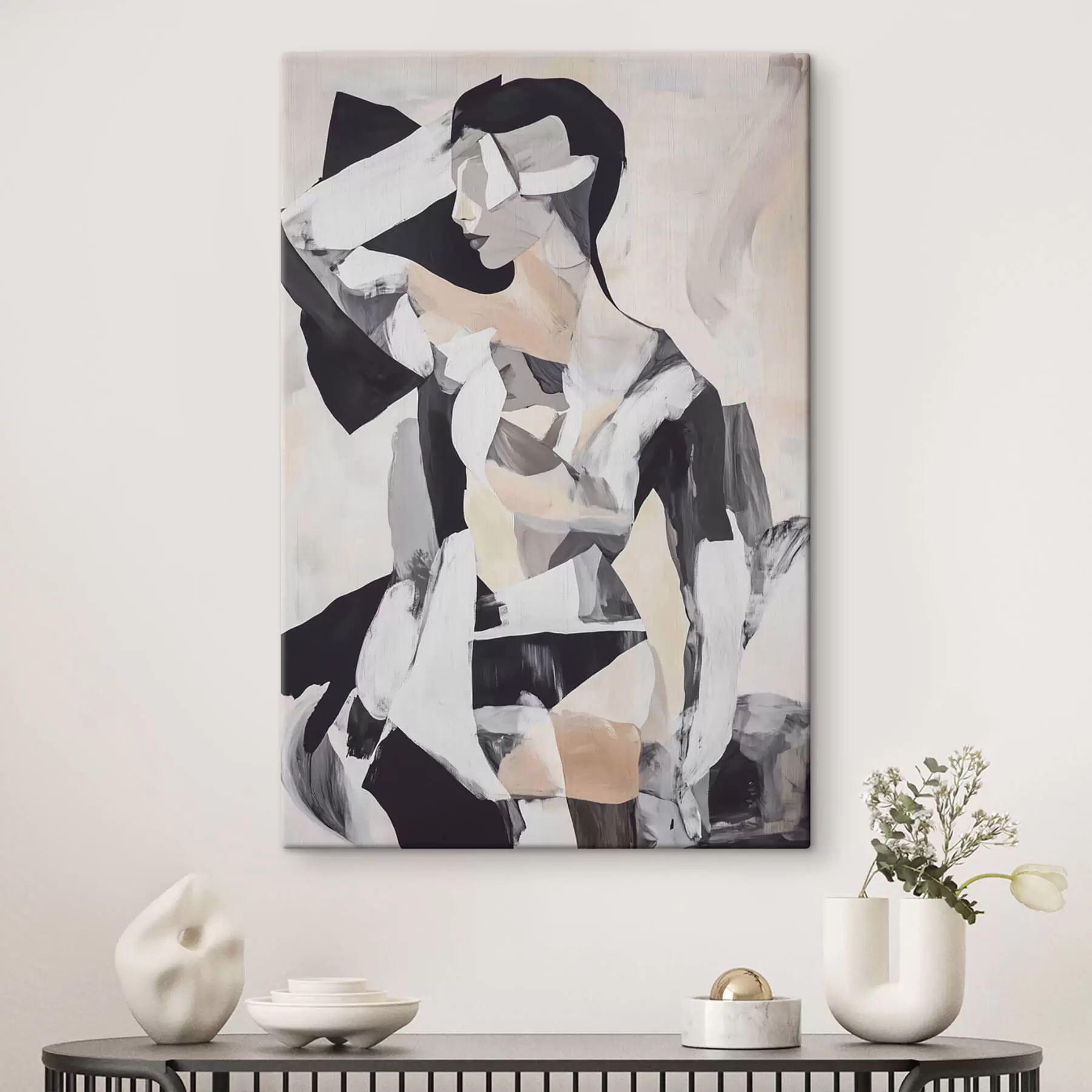 Tableau Silhouette abstraite s47659