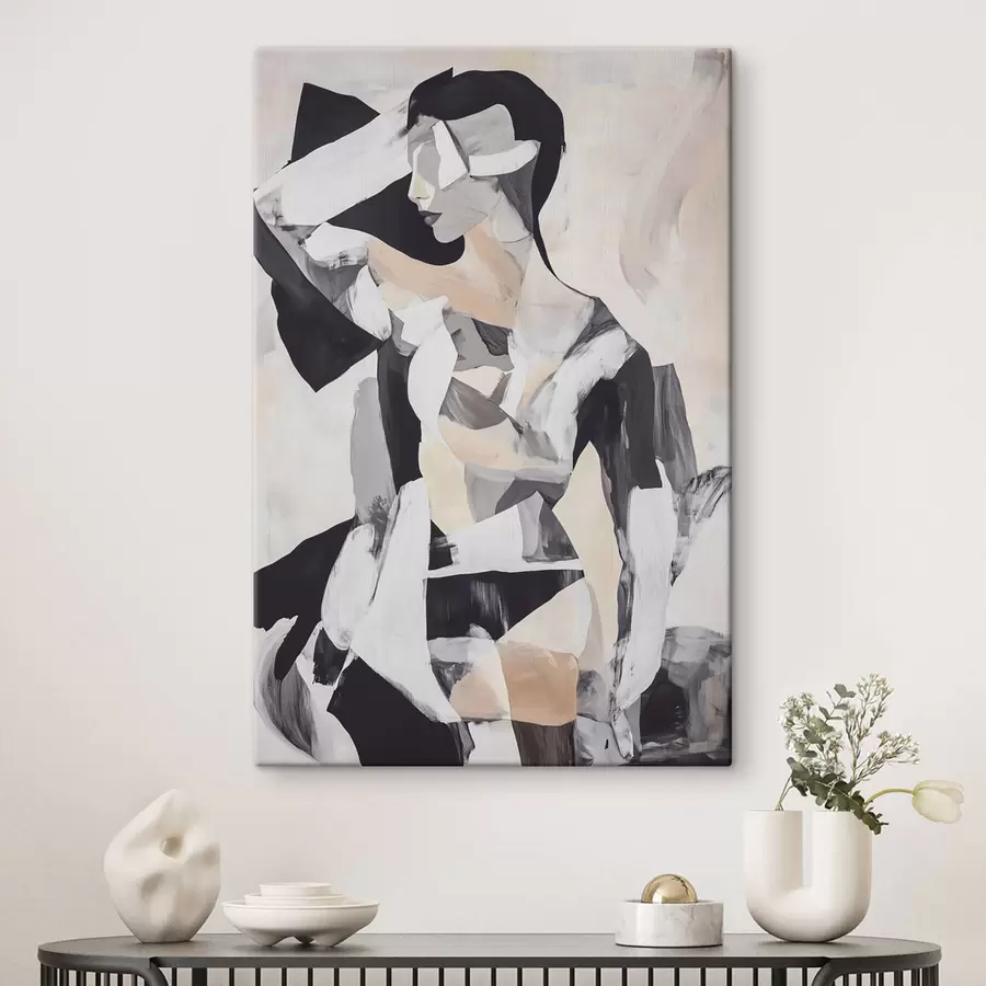 Tableau Silhouette abstraite s47659