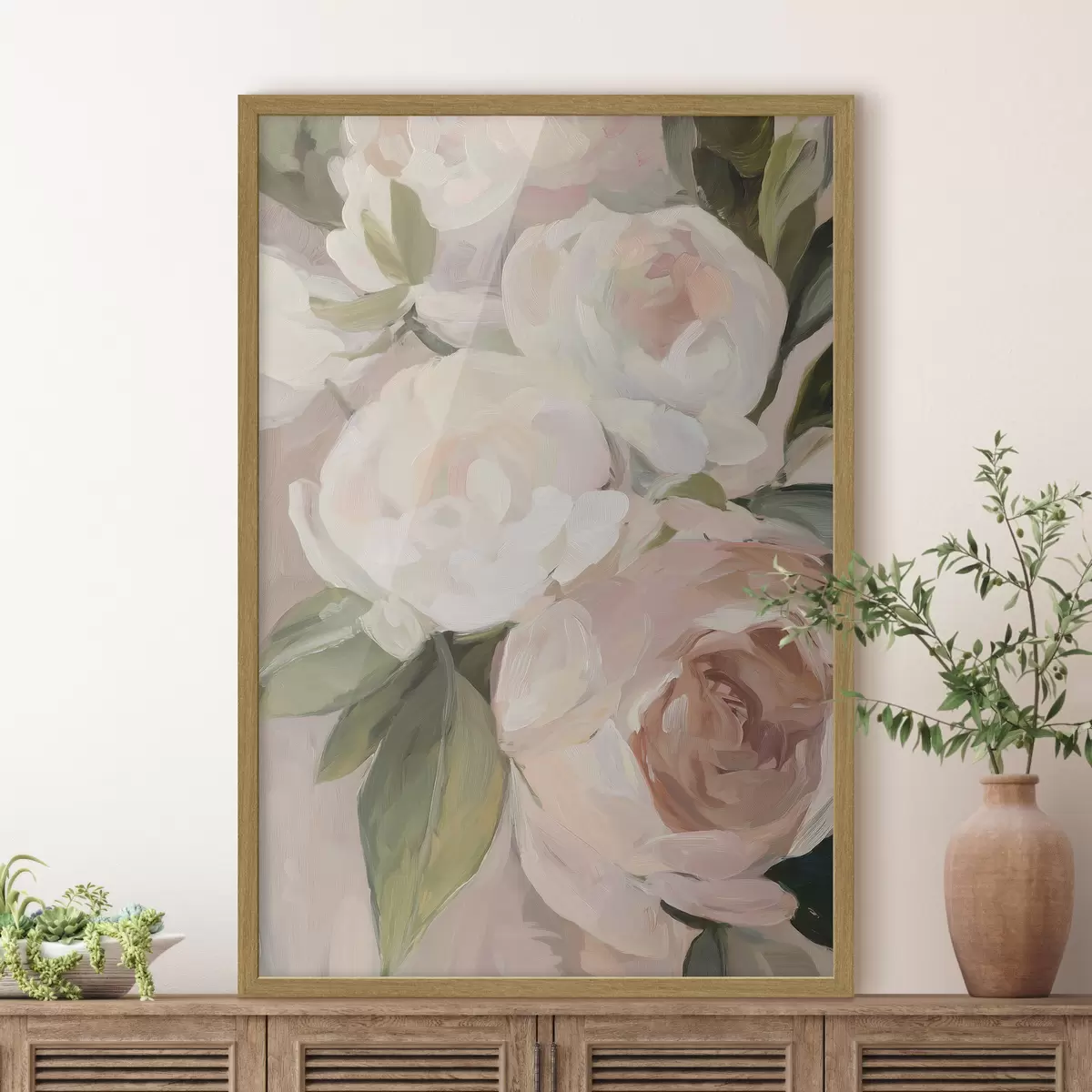 Poster Bouquet de fleurs abstrait f47329