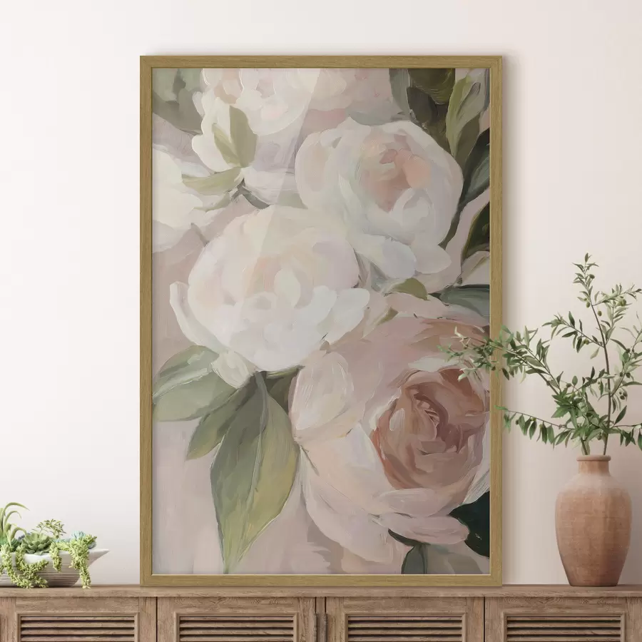 Papier peint Bouquet de fleurs abstrait f47329