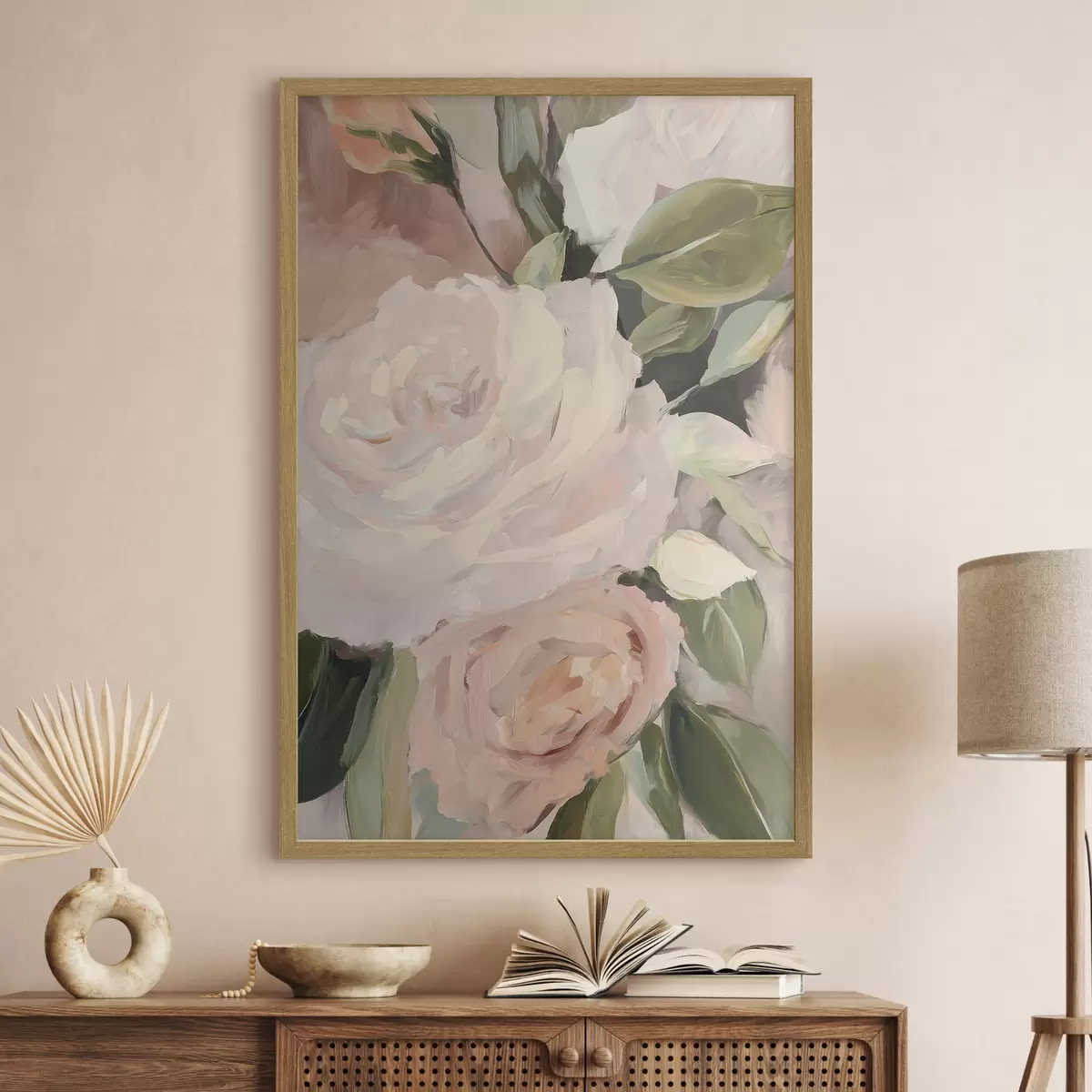 Poster Bouquet de fleurs abstrait f47330