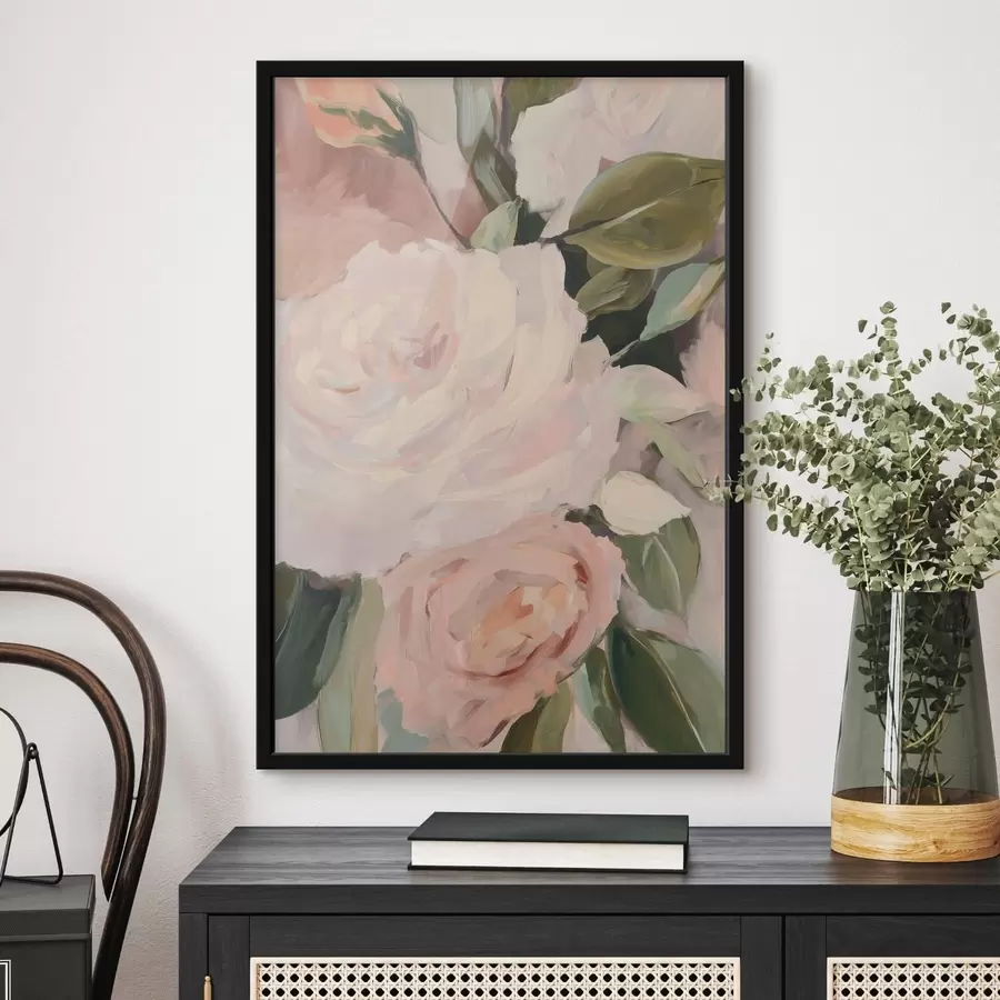 Papier peint Bouquet de fleurs abstrait f47330