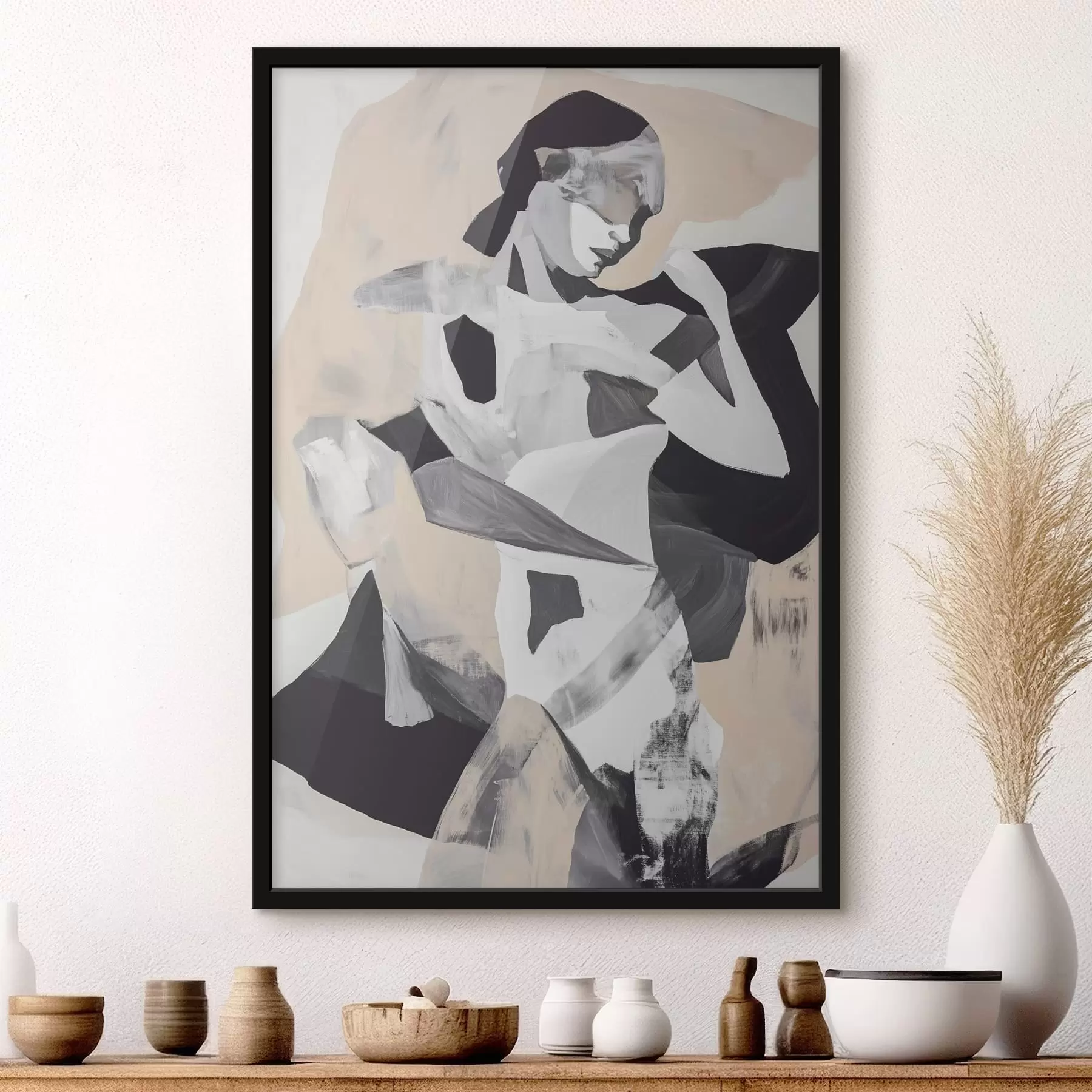 Papier peint Silhouette abstraite f47658